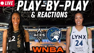 Las Vegas Aces vs Minnesota Lynx (Live PlaybyPlay & Reactions)