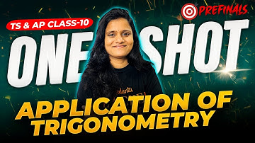 📐 Application of Trigonometry | Class 10 | TS Board 🎯 | Uma Ma’am