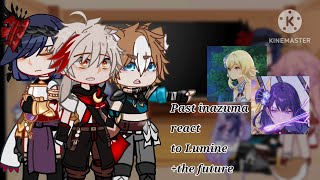 Past inazuma react to Traveler (Lumine)  the Future |Genshin Impact| F!mc | Symphony Wolf永