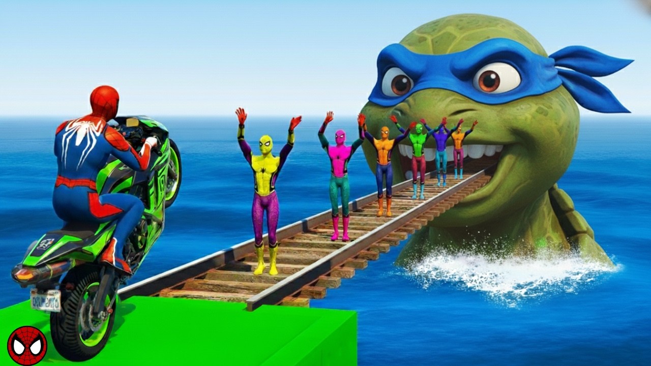 الرجل العنكبوت انقاذ باتمان Spider-Man Rescue batman vs iron man vs venom funny Game GTA 5 superhero