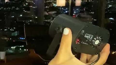 POCOCO DJ Disco Stage Party Lights, Sound Activated Laser Light RGB Flash Strobe Projector Review