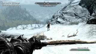Skyrim Legendary Difficulty Boss Battle: Ebony Warrior