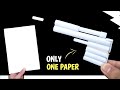 Mini paper pocket gun making  paper gun with only 1 paper