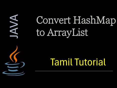 How to convert HashMap to ArrayList | Java Tutorial Tamil | #hashmap #java