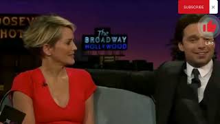 Celebrity met Celebrity Crush-Sebastian Stan and Sharon Ston