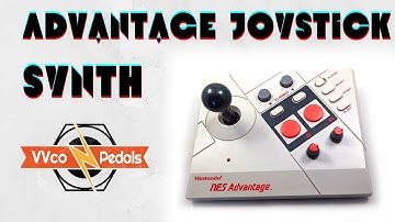 VVco Pedals- Advantage Joystick Synth #nes #synth