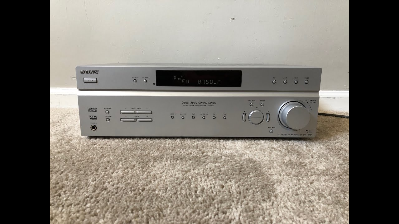 Sony STRK670P 5.1 Home Theater Surround Receiver YouTube