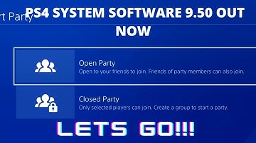 PS4 System Software Update 9.50 Is Out Now