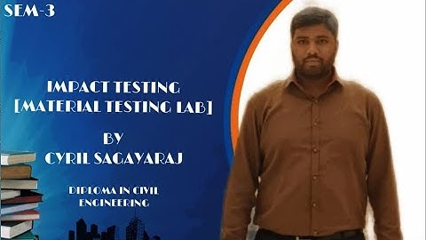 IMPACT TESTING ( IZOD) LAB EXPERIMENT-TAMIL