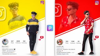 Instagram Creative Dual Photo Editing || Picsart Creative Instagram Dual Photo Editing - CS EDITZ