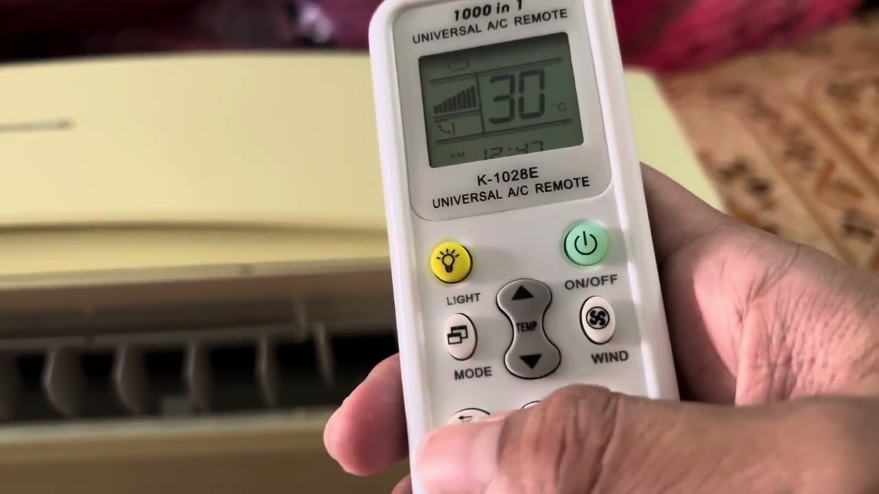 2013 Panasonic air conditioner cs-pc12qkt 12000btu เครื่องปรับอากาศ Panasonic (โมเป็นพัดลมใช้งาน)