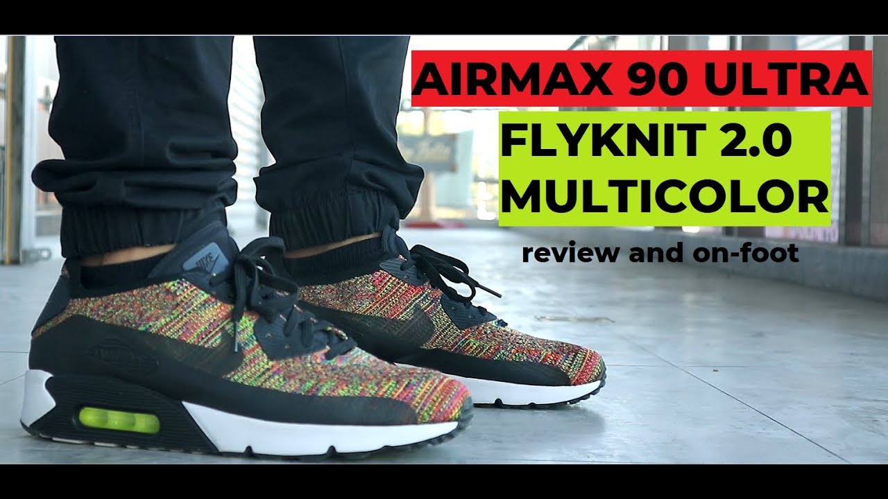 air max 90 flyknit multicolor