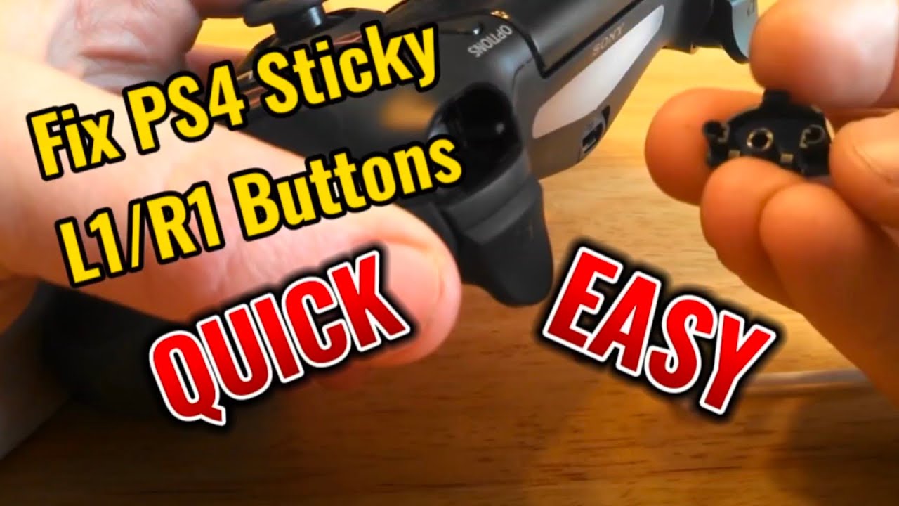 How To Fix Ps4 Controller Sticky R1/L1 - Machinima - Bratboy90 - Easy Repair Fast