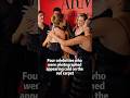 Four celebrities who were photographed appearing cold on the red carpet#celebrity #shorts  #usa