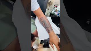 Full Forearm Tattoo kaisa lga #forearms #tattoo #shortvideo #youtube #raosahab #elvishyadav