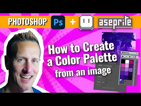 Video: Paano ko makukuha ang color palette sa Photoshop?