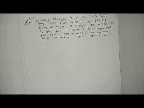 Conditional and iterative