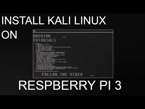 Install Kali Linux on Raspberry pi 3 Live Practical
