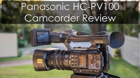 REVIEW on the PANASONIC HC-PV100 Camcorder