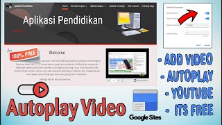 Langsung Putar, CARA SETTING AUTOPLAY VIDEO DI GOOGLE SITES