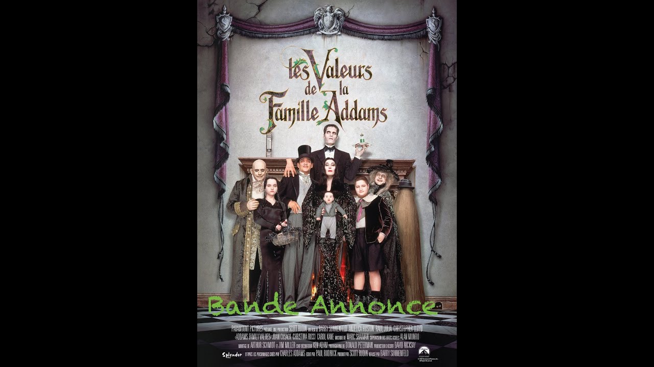 Bande Annonce les valeurs de la famille addams - YouTube
