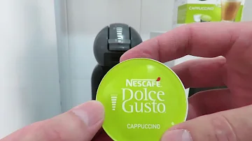 Como fazer cappuccino na Dolce Gusto nova?