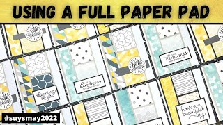 one paper pad - how many cards? | May 2022 SheetLoad