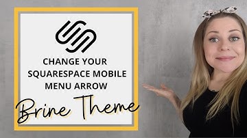 How To Change the Brine Mobile Menu Arrow in Squarespace // Squarespace CSS Tutorial for Brine Theme
