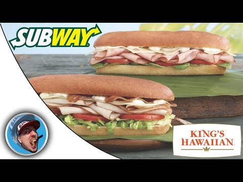 Subway's Kings Hawaiian Bread! - Food Review!