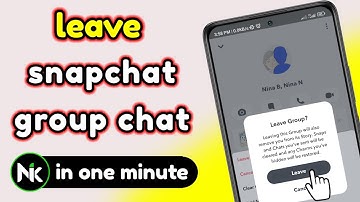 Snapchat Group | How to Leave Snapchat Group 2023 | How to Leave Snapchat Group Chat