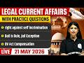 Legal Current Affairs Today | 21 May 2026 | Top Legal News | Judiciary/APO/APP |Judiciary By PW