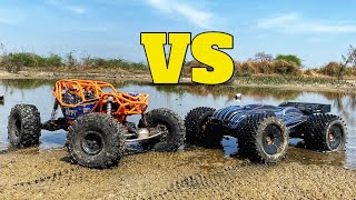 Axial Ryft Crawler vs JLB Cheetah RC Car | High Speed RC Cars | RC Car In Mud