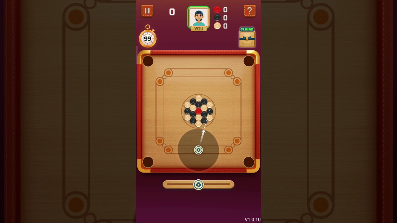 MX Player Carrom Game Hack l High Score Trick