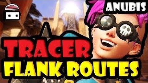 Overwatch - Tracer Flank Routes Guide (Temple of Anubis)