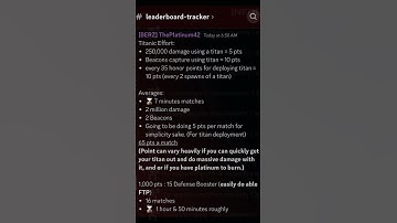 Titanic Efforts Breakdown How to win!!!  (War Robots) Leaderboards