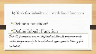 Inbuilt and user defined functions in C++