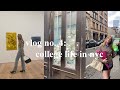 vlog no. 4: college life in nyc (classes + friends + more)