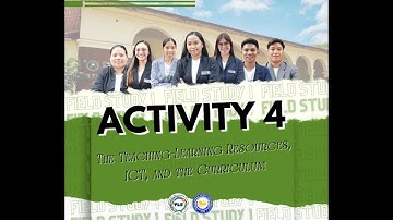 GVP FS1 - Activity 4 (The Teaching-Learning Resources, ICT, and the Curriculum) | BTLED IV-1