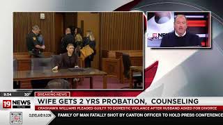 Sentencing for Cleveland Heights woman guilty of assaulting husband after he asked for a divorce