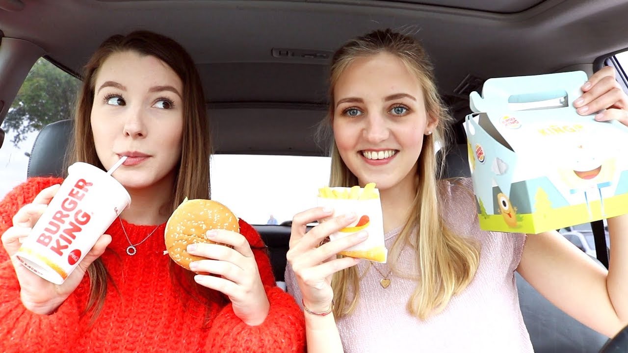 BURGER KING MUKBANG IN AUTO 🍟🍔 ✰ All About Leonie