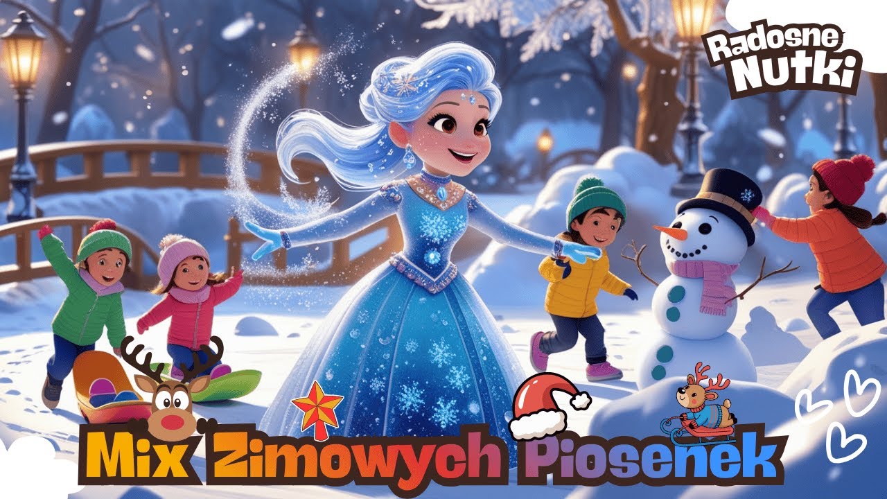 🎵 Radosne Nutki — Mix Zimowych Piosenek — piosenki dla dzieci🎵
