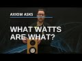What Watts Are What When It Comes To Your Audio System?