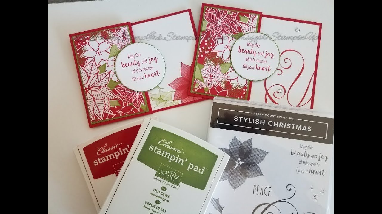 Fun Fold Card Quick Christmas Card Using Stampin Up Stylish Christmas fun-fold-card-quick-christmas-card-using-stampin-up-stylish-christmas