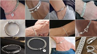 Silver bracelet designs for men || silver chain bracelet designs for boys