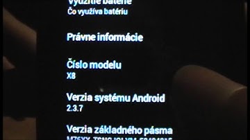 XPERIA X8 with Android 2.3.7
