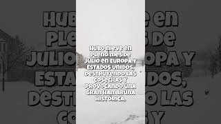 El año en que el VERANO desapareció 🌋 #shorts #curiosidades #espacio #sabiasque #animales
