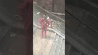 Joker 'the dancing scene' recorded on set