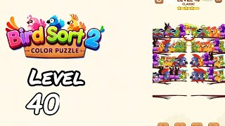 Bird Sort 2 Level 40 Walkthrough