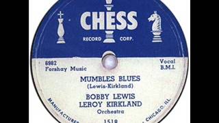 Video-Miniaturansicht von „Bobby Lewis   Mumbles Blues   1952“