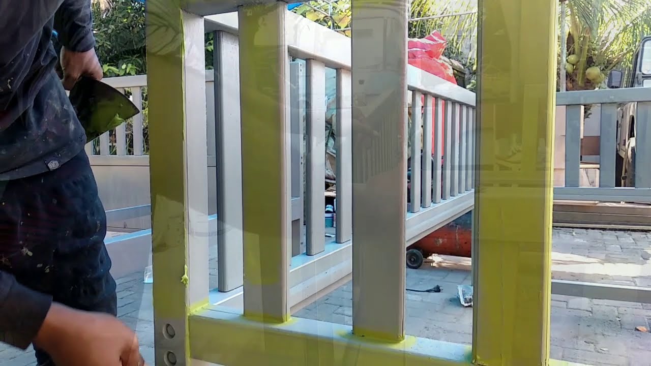 Proses pengecetan kayu pakai cat  mobil  semi doff  YouTube